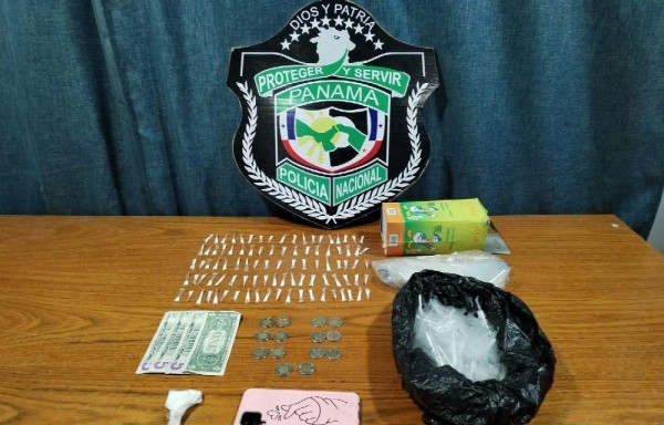 Detienen en La Chorrera hombre y mujer con droga