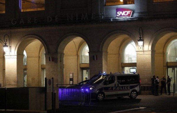 Todo sucedió en la estación ferroviaria de Nimes.