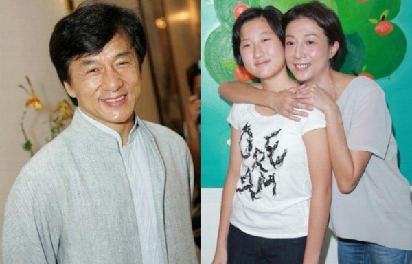 Jackie Chan no tiene ninguna relación con la joven.