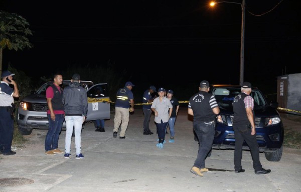 Aparentemente fue llevado hasta la parte oscura al final de la calle.