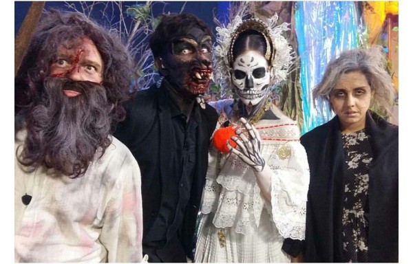 Junto al elenco de ‘Tu mañana'.