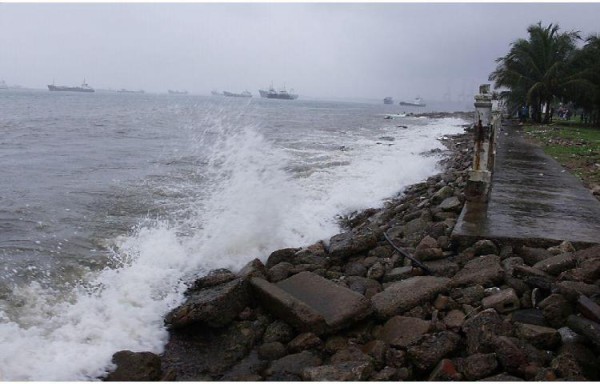 Sinaproc advierte de aumento de oleajes y vientos sobre el Caribe panameño