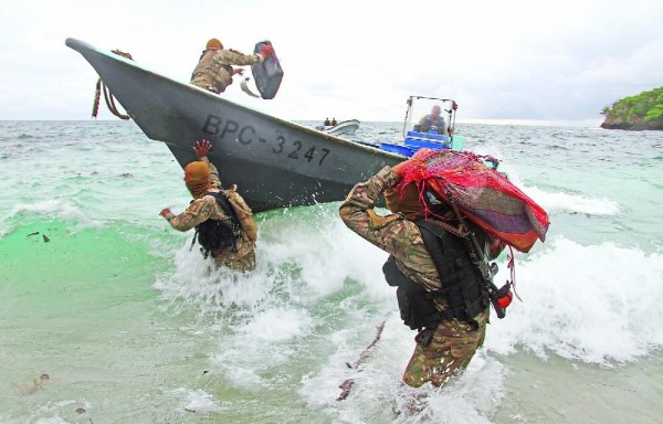 En otro punto del pacífico panameño capturan gran cantidad de droga.