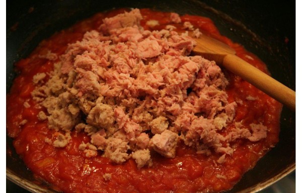 Canelones de atún para niños