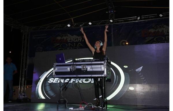 La electrónica no pudo faltar en este actividad.