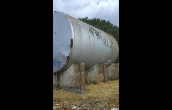 El tanque de reserva dejó de funcionar ya hace varios años.