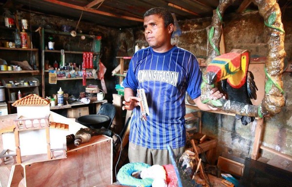 Su trabajo le ha ayudado a salir adelante.