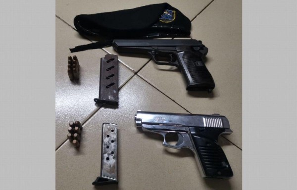 Arma de fuego decomisada