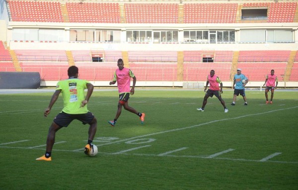 El seleccionado nacional trabajó en lo táctico.