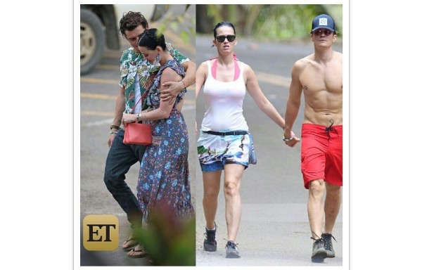 La cantante y el actor han sido fotografiados cogidos de la mano caminando por Kauai .