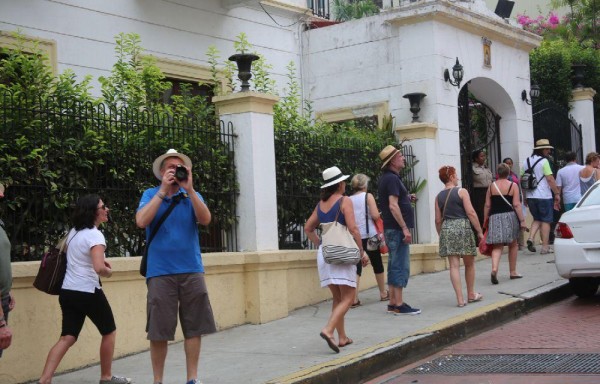 Les mostraron las bellezas de Panamá.