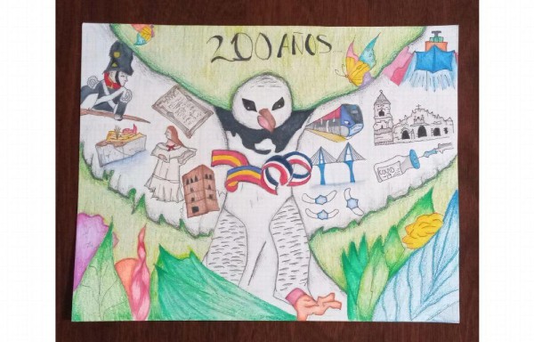 Ganadores del concurso ‘Pinta tu bicentenario'