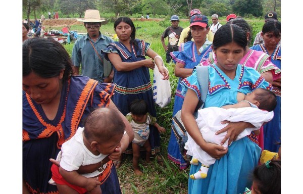 A pesar de las carencias, las familias la conforman cinco o más miembros.