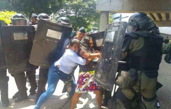 Plaza 5 de Mayo, en Calidonia fue el centro de los enfrentamientos.