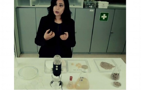 Usa caca de vaca para hacer vestidos