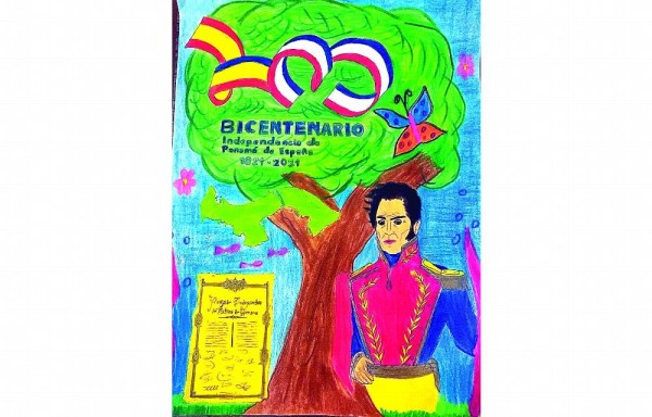 Tercer lugar: Jhoset Cedeño (9 años). Bella Vista, Panamá.