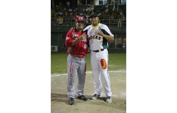 Los veteranos Freddy Herrera (i) y Miguel Gómez.