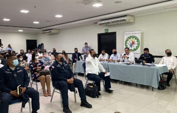La reunión con empresarios chiricanos.