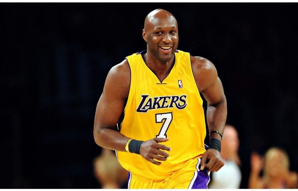 Lamar Odom ganó dos veces el anillo de campéon de la NBA con Los Ángeles Lakers.