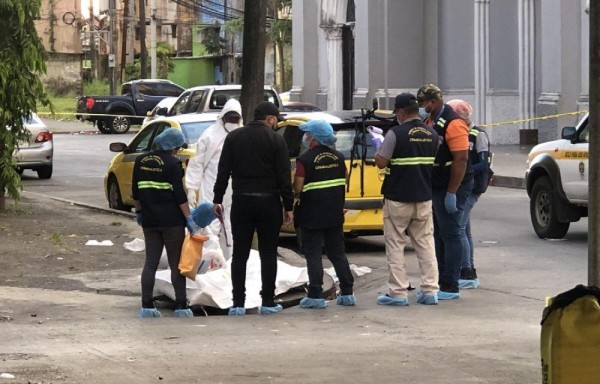 En calle 5 Avenida Herrera fue acribillado Leonardo Emilio Medina Benitez .