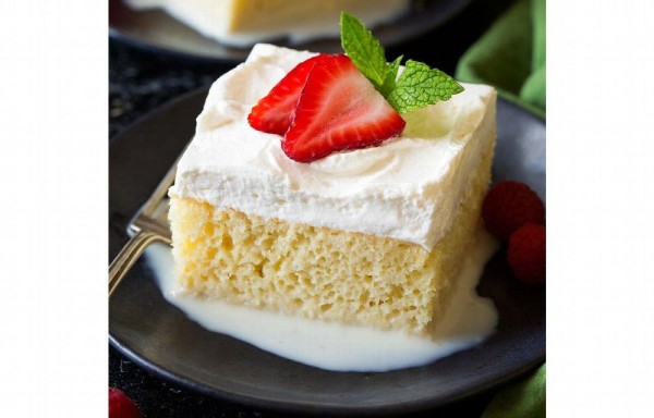 Rica torta tres leches casera