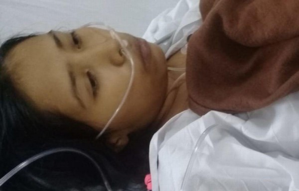 KImberly se hinchaba, retuvo líquidos, tenía una infección en la sangre y le perforaron un pulmón.