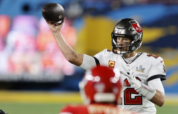 Tom Brady de los Tampa Bay Buccaneers.