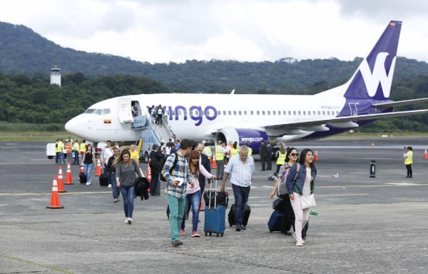 Ayer se dio la llegada del primer vuelo Bogotá-Panamá desde el aeropuerto de Panamá Pacífico.