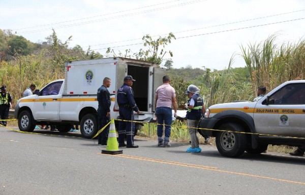 Autoridades del Ministerio Público investigan las causas del accidente.