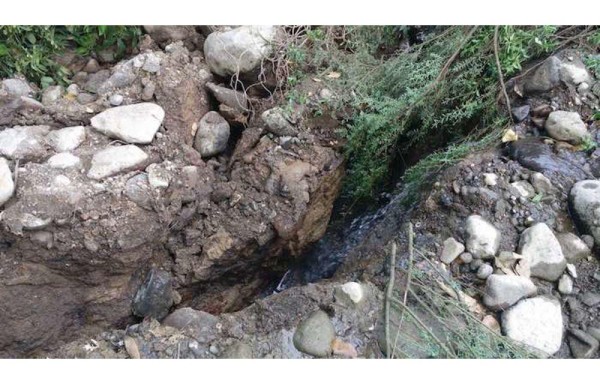 La tierra se tragó un río en Veracruz