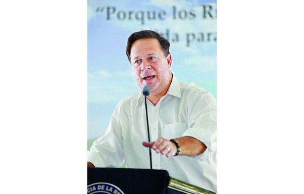 Presidente de Panamá, Juan Carlos Varela.