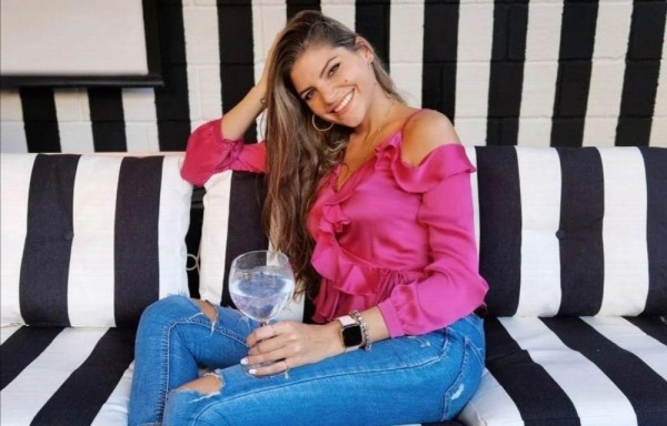 La modelo y locutora Amanda Díaz