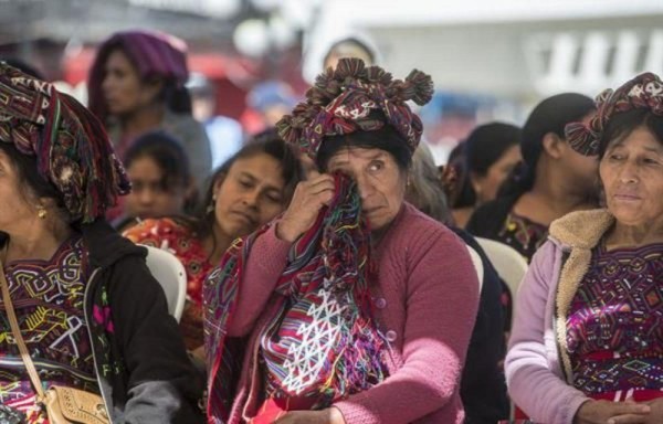 Familiares de las víctimas de la guerra en Guatemala exigen justicia