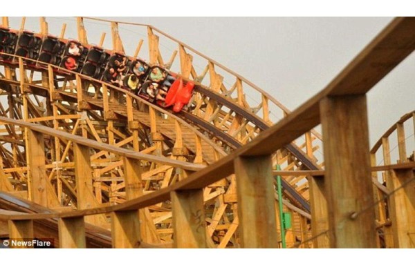 Más de 1,060 metros de largo en madera