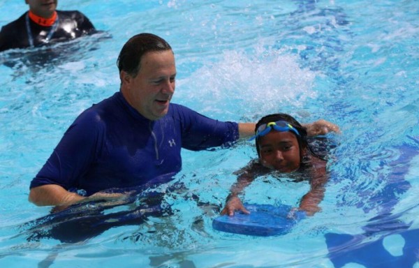 El presidente, Juan Carlos Varela.