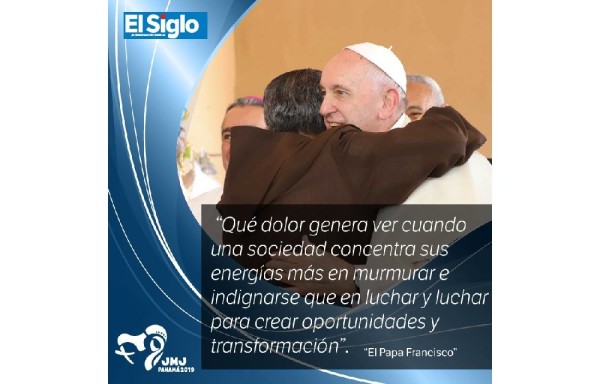 Las frases del Papa Francisco a su paso por Panamá&nbsp;