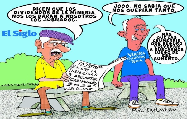 Dicen que los dividendos de la minera nos los darán a los jubilados 