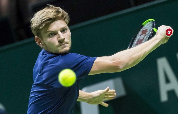 El belga David Goffin ganó en semifinales al francés Pierre Hughes 6-1/6-3.