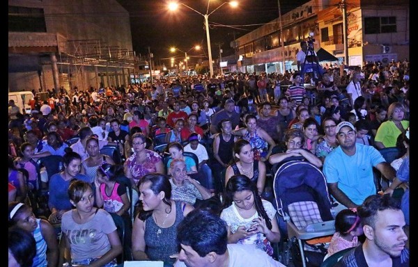 Los lugareños dijeron presente.