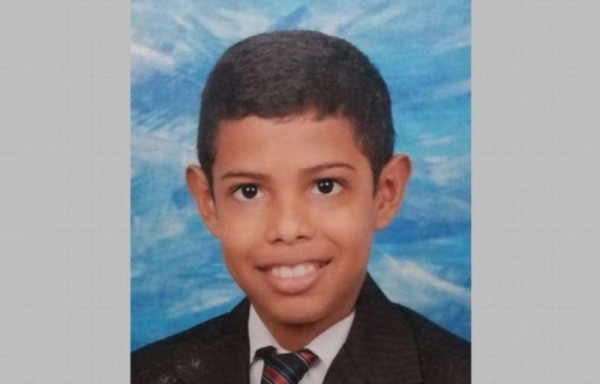 Hernán Ábrego, tenía 14 años