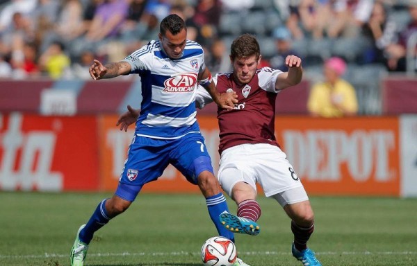 Blas Pérez marcó de penal del único gol del Dallas que venció al Colorado Rapids.