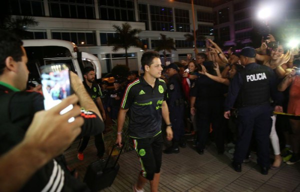 Javier ‘Chicharito' Hernández fue uno de los jugadores más esperados por las fanáticas.