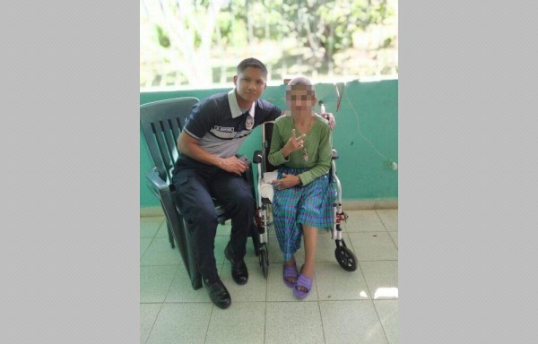 Horas antes de su muerte Sánchez había compartido con adultos mayores en un hogar en Santiago