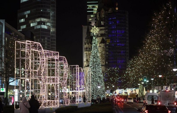 Alemania. Decoración de las calles de Berlín.