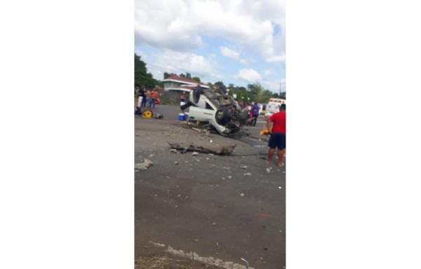 Un muerto y 10 heridos deja accidente de tránsito en Chiriquí&nbsp;