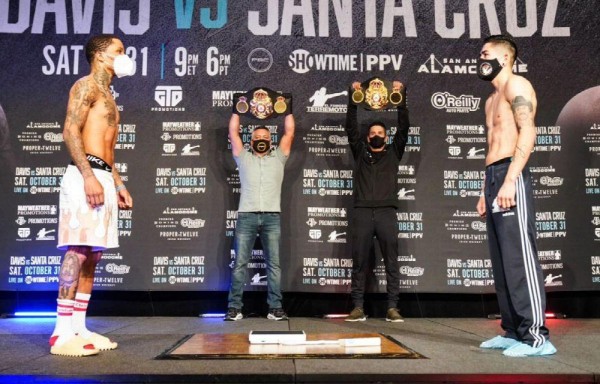 Ambos peleadores dieron el pesaje pactado.