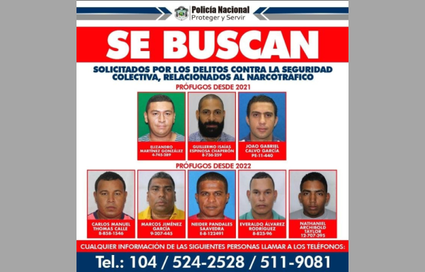 ¡Los más buscados! Policía tras la pista de ocho presuntos narcotraficantes