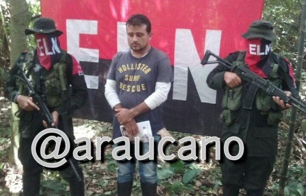 TERCERO EN 7 DÍAS | El Ejército de Liberación Nacional (ELN), la segunda mayor guerrilla en Colombia, entregó ayer al Comité Internacional de la Cruz Roja en una zona fronteriza con Venezuela a un civil al que mantenía secuestrado. Se trata del ciudadano Nelson Alarcón.