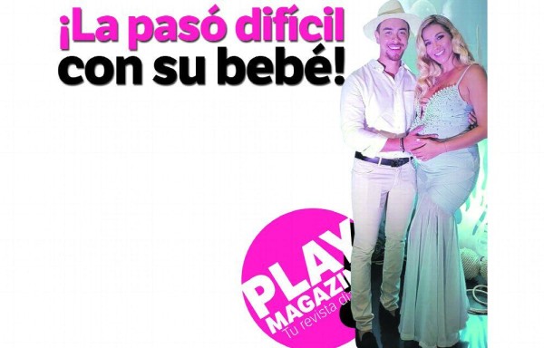 ¡La pasó difícil con su bebé!