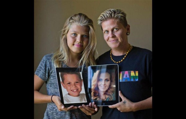 Eran madre e hijo, ahora son padre e hija